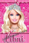 Rótulo para tubete festa Barbie Life  pcte com 20 unid