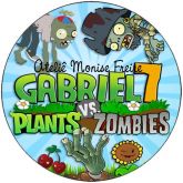 Rótulo latinha Plants vs Zombies pcte com 20