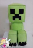 Personagem Minecraft boneco Creeper para decoração
