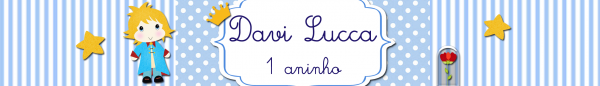 Rótulo adesivo para papinha Pequeno Príncipe