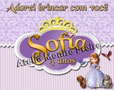 Tag para lembrancinhas Princesa Sofia